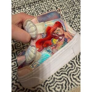 Disney Ariel The Little Mermaid Sneakers Toddler size 7